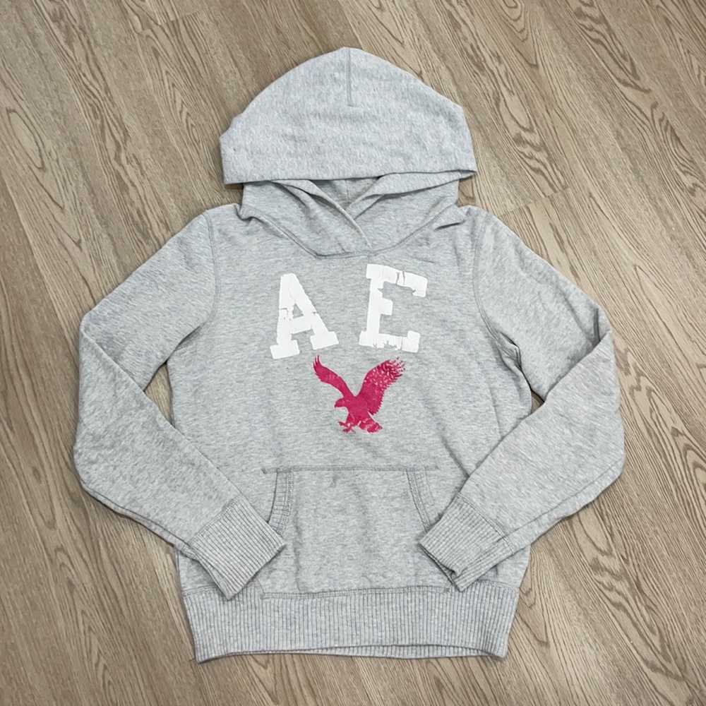 Gray American Eagle Sweater Medium
